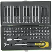 Proxxon Embout - - 23107 COFFRET 75 EMBOUTS - Torx - Acier, chrome, vanadium