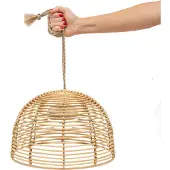 New Garden Bossa 20 - lampe suspendue - Ø 35 x 22 cm - rotin