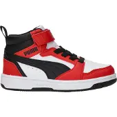 Puma Baskets 'Rebound V6' rouge / noir / blanc