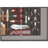 Gedore red R22350001 Jeu d'outils pinces + outils de frappe module CT 29 pièces, 3301682