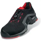 Uvex 1 support Chaussures basses S1P noir, rouge largeur 11 Gr. 45