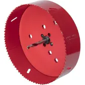 Wolfcraft Scie cloche 152 mm Bi-Métal Rouge 5498000
