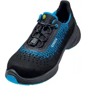 Uvex chaussures basses 1 G2 S1 bleu, noir largeur 11 Gr. 43