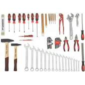 Gedore red R21000059 Jeu d'outils ALLROUND en vrac 59 pièces, 3301632