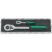 Stahlwille Jeu de cliquets 1/4" + 1/2" 2 pcs. (1/2", 1/4")