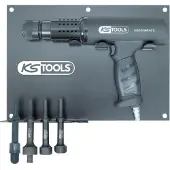 Ks Tools Vibro-Impact Jeu de marteaux burineurs pneumatiques, 6 pièces