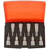 Bahco S9TORX 1/2 po d'entraînement Jeu de douilles de 9 métrique