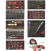 Gedore red R21010001 Jeu d'outils 8x modules CT 119 pièces, 3301656