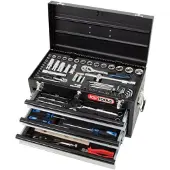Ks Tools Jeu d'outils universel 1/4"+3/8" CHROMEplus, 99 pièces