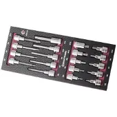 KRAFTWERK Coq. EVA3 de 19 douilles-embouts 1/2"