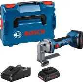 Bosch Professional 0601926301 Professional GSC 18V-16 E Cisaille à tôle sans fil 18,0 V, avec 2 batteries