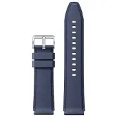 Xiaomi Bracelet Watch S1 (cuir), bleu (Acier inoxydable, Vélin), Sangles de montre, Bleu