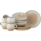 Bloomingville Service de table petit déjeuner Paula 12 pièces naturel
