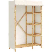 vidaXL Armoire 110x45x170 cm Bambou