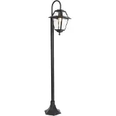 QAZQA Lanterne d’extérieur classique noire 135 cm IP44 - Berta