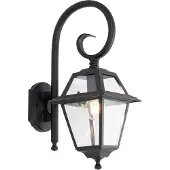 QAZQA Lanterne murale d'extérieur classique noire IP44 - Berta