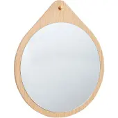 Hubsch Miroir mural autour du chêne - naturel