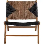 Creative Collection Fauteuil Grant | Noir | Bois De Teck | 82051710