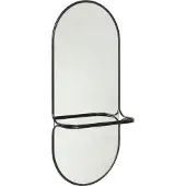 Hubsch Miroir Mural Carry Noir | 021101