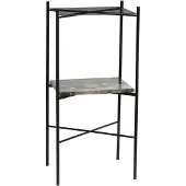 Hubsch Table d'appoint en métal gris - Copy