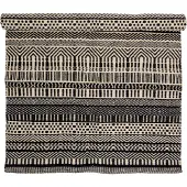 Bloomingville Tapis Joob laine - noir
