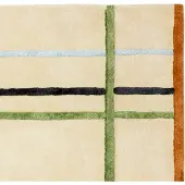 Hubsch Tapis Fluffy Beige/multicolore | 701405