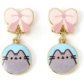 Pusheen Clous d'oreilles de - Bow - pour Unisexe - couleur or - Taille Standard