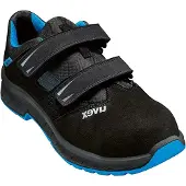 Uvex 2 trend, Unisexe, Adulte, Sandales de sécurité, Noir, Bleu, S1P, SRC, Fermeture Velcro