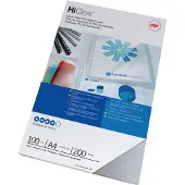 GBC Film transparent , pour reliure, A4, incolore, 100 p.