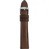 Iron Annie Bracelet en cuir Zeppelin brun foncé de 20 mm (20 mm), Sangles de montre, Marron