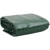vidaXL Bâche de protection vert 1,5x20 m 650 g/m