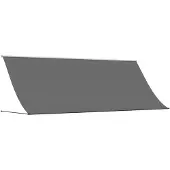 vidaXL Auvent rétractable Anthracite 350x150 cm Tissu et acier