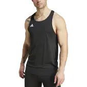 Adidas T-Shirt fonctionnel 'Adizero' noir / blanc
