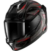 Shark Skwal i3 Linik, casque intégral ,Noir/Gris/Rouge ,XS