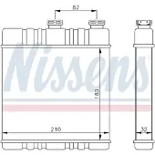Nissens Échangeur de chaleur, chauffage habitacle 72660