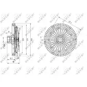NRF Embrayage, ventilateur de radiateur 49589