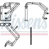 Nissens Échangeur de chaleur, chauffage habitacle 707174