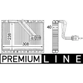 MAHLE ORIGINAL Évaporateur, climatisation AE 128 000P