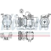 Nissens Compresseur de climatisation 890129