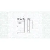 MAGNETI MARELLI Échangeur de chaleur, chauffage intérieur 350218472000