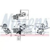 Nissens refroidisseur d'huile 91161