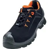 Uvex chaussures basses 2 MACSOLE S3 noir, orange largeur 10 T. 49