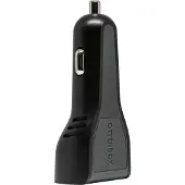 Otterbox Chargeur de voiture à double port C/A, Adaptateur pour véhicule, Noir