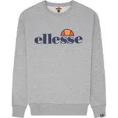 Ellesse Sweat-shirt 'Succiso' gris foncé / gris chiné / orange / rouge