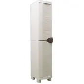 Big Buy Cooking Armoire Plastiken, intérieur et extérieur, métal, blanc, forme rectangulaire