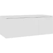 vidaXL Armoire TV Blanc 80x34x30 cm Bois composite
