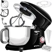 Iso Trade Robot de cuisine 6,2l, 2200 W Noir Ruhhy 16745