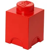 LEGO Boîte de Rangement Lego Brick 1 Rouge
