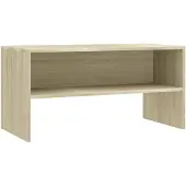vidaXL Armoire TV Chêne Sonoma 80x40x40 cm Bois composite