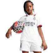 Puma T-shirt à manches courtes AC Milan Weg Junior, blanc, 7-8 ans, blanc, 7-8 ans